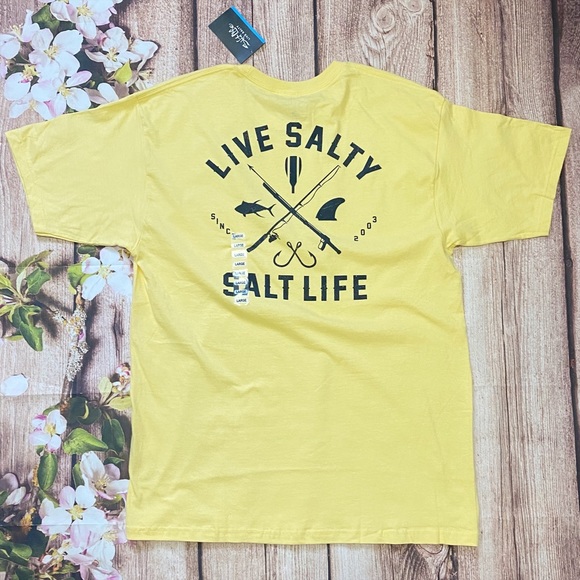 Salt Life Other - NEW Salt Life Modern Waterman Pocket Tee Shirt L